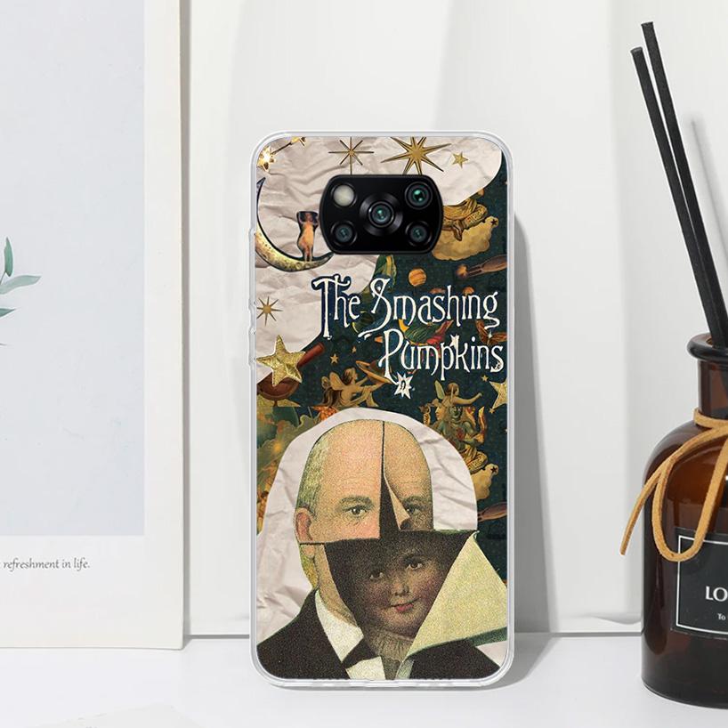 Rock The Smashing Pumpkins Phone Case For Xiaomi Poco X7 X6 X5 M7 M8 Pro F7 Ultra Redmi 15C 15 13C 13 12C 12 10 10C 10A Art Fund