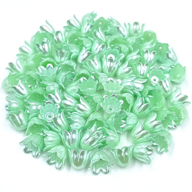 20 шт. акриловая имитация ракушки Лилия орхидеи сосуд DIY шпилька серьги ожерелье браслет аксессуары для волос