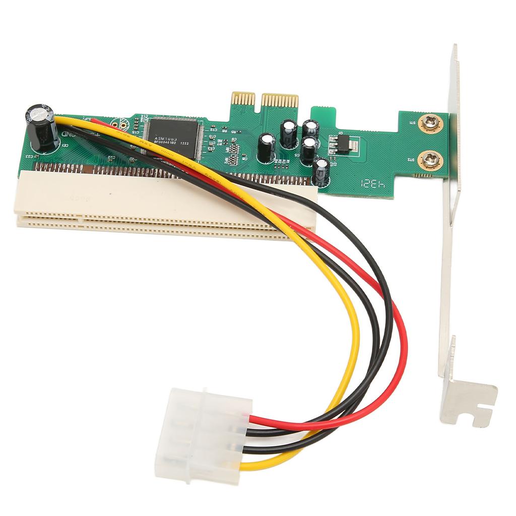 PCI Express To PCI Adapter Card 2.5Gbps Data Transfer 4 Pin Power Connection Plug and Play PCI