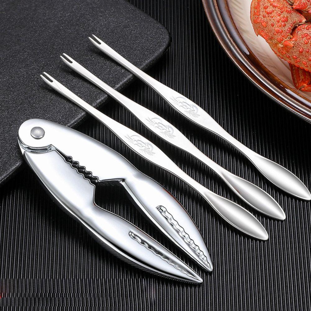 Clamp Pliers Lobster Clip Peel Shrimp Crab Tool Set Seafood Tool Crab Crackers Kitchen Gadgets