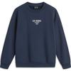 Li Ning Sports Lifestyle Series Letter Print Fleece Warm Sweatshirt Men Sweatshirt Deep-Navy-Blue AWDU679-4