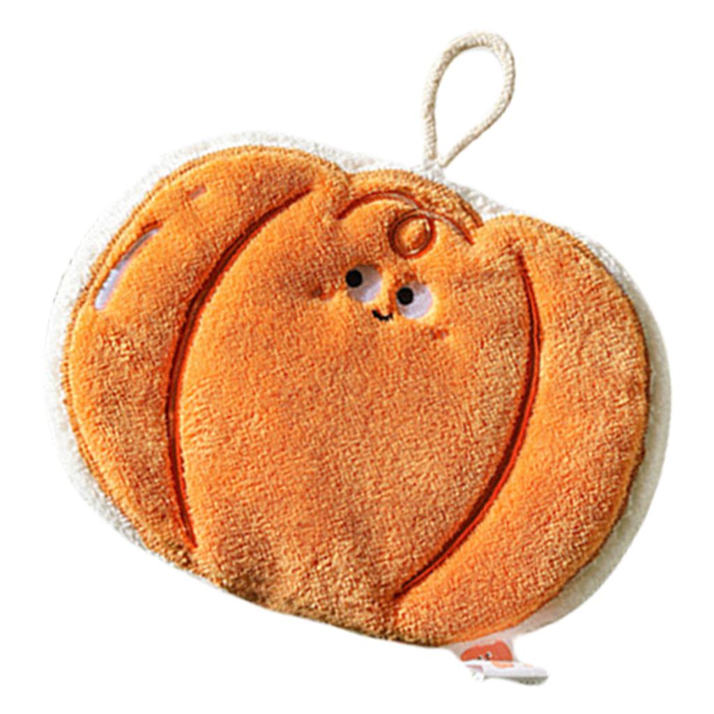 Мягкое Впитывающее Коралловое Флисовое Кухонное Полотенце Забавной Формы Овоща Салфетка Тряпка Быстросохнущая и Легко Подвешиваемая