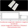 High Purity Boron Nitride Crucible With Lid, 2000℃ BN Ceramic Crucible Boat Industrial Vacuum Furnace