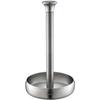 Simpletome Kitchen Paper Holder, Tabletop, One-Hand Tear, Rolled-Up Storage, Weighted Base (304 Brushed Silver)