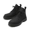 British style ins black Martin boots men's trend autumn and winter tooling locomotive boots Korean version high top 3305-R