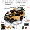 1/32 Land Rover Defender Фургон Внедорожник Сплав Литье Под Давлением Модель Автомобиля Компьютерный Хост DIY Дизайн Подарок Украшения Для Парня Праздник Ребенок