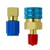 Quick Coupler Adapter Refrigerant Quick Couplers Kit,R1234YF To R134A Hose Adapter High and Low Side