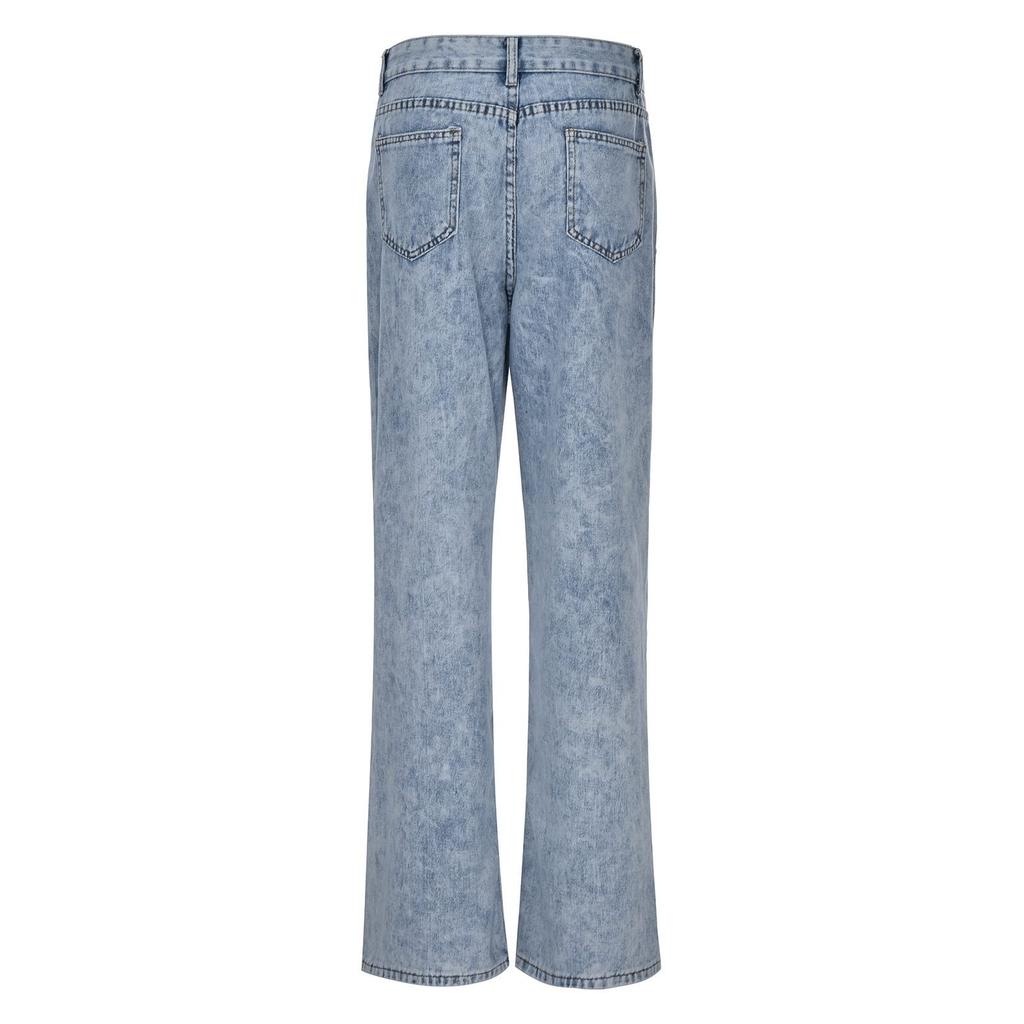 Женские узкие прямые свободные повседневные брюки с высокой талией, широкие брюки