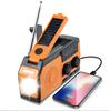 Solar Hand-Crank Emergency NOAA Radio with 5000mAh Power Bank and Battery Display