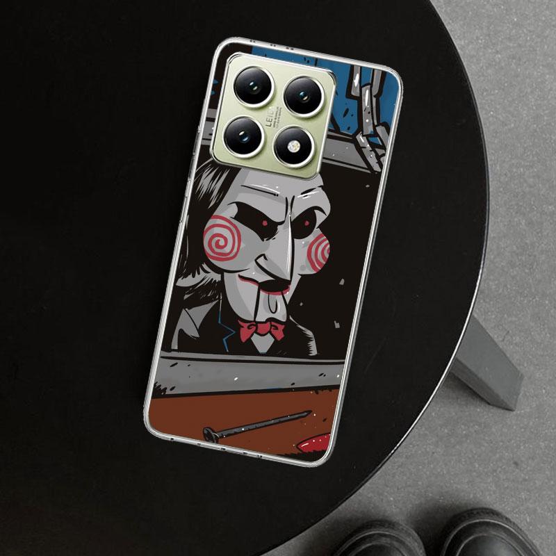 The Jigsaw Killer Horror Phone Case Cover for Xiaomi Redmi Note 15 14 13 12 11 Pro Plus 14S 12S 11S 11T 11E 10S 10 Customized Fu