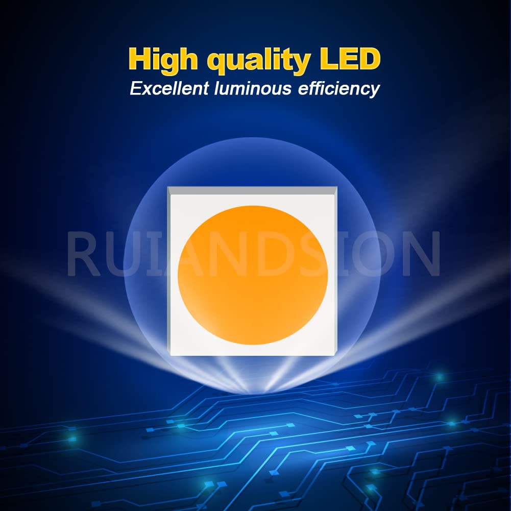 Ruiandsion 2pcs S25 Single Bulb BA15S 1156 P21W G18 LED Bulb 180 Degree Pin