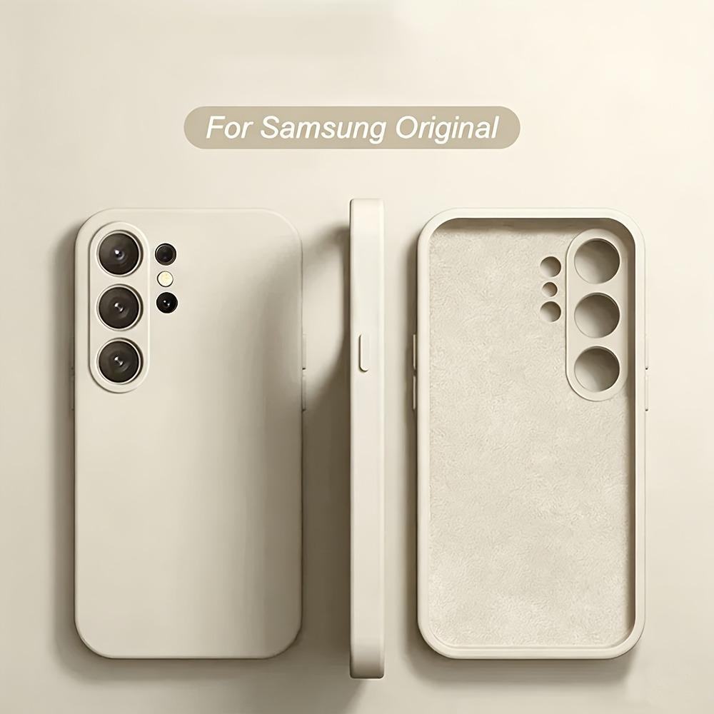 Чехол S26 Ultra Plus Жидкий силиконовый чехол для телефона Samsung Galaxy S26 S25 S24 Ultra Plus S 26 Ultra Чехлы Ударопрочный Мягкий чехол