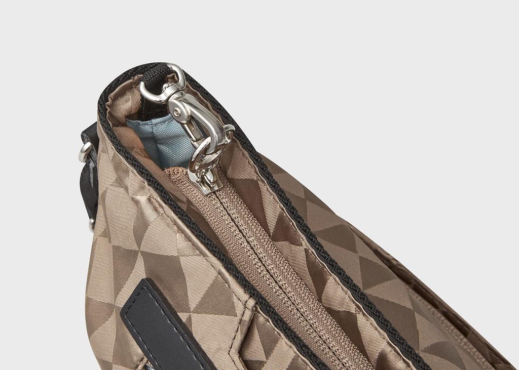 Сумка через плечо Kanana Monogram 2-й антибактериальный карман с замком безопасности 67341 Серый [Kanana Project] Женская