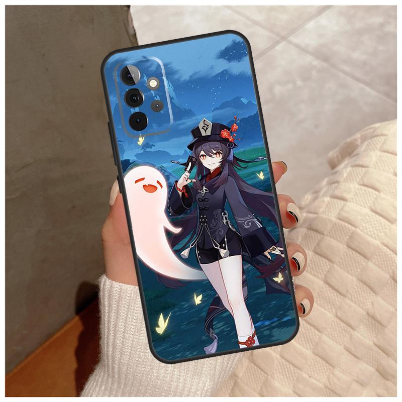 Чехол Hu Tao Genshin Impact для Samsung Galaxy A14 A34 A54 A06 A16 A26 A36 A56 A12 A32 A52 A13 A33 A53 A15 A35 A55