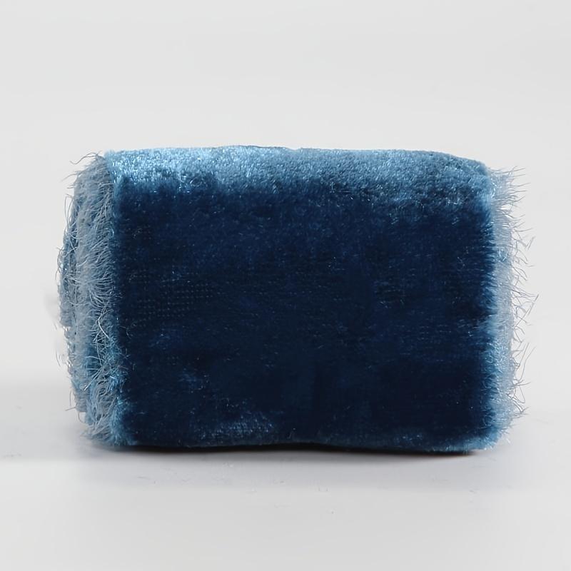 Изысканная бархатная лента ручной работы для сезонного декора дома и кухни в классическом стиле - 1 рулон 1,5 дюйма x 1 ярд бархатной ленты с оверлоком