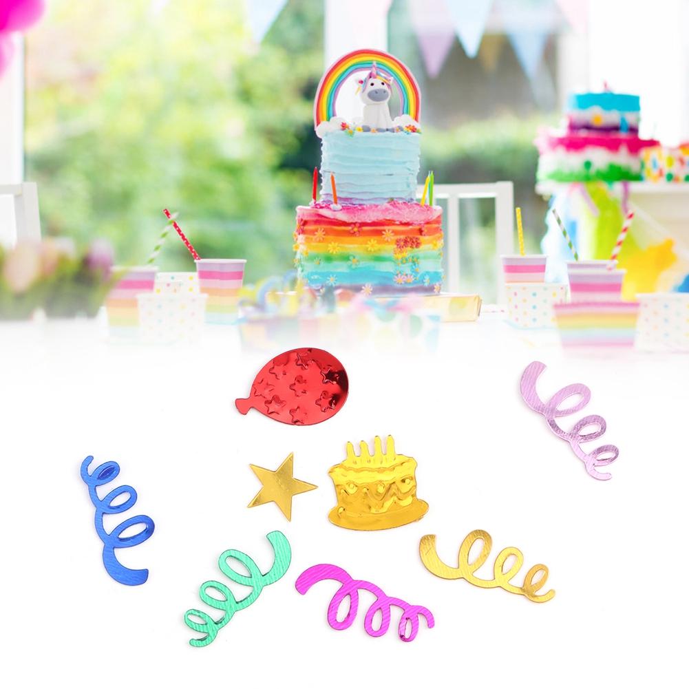 60 г/Пакет День Рождения Свадьба Вечеринка Воздушный шар Цветное Конфетти с Блестками Декор Украшение для Вечеринки