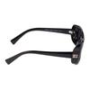 Miu Miu Logo Acetate Rectangular Sunglasses Unisex sunglasses Black SMUB13_E16K_FE08Z_C_052