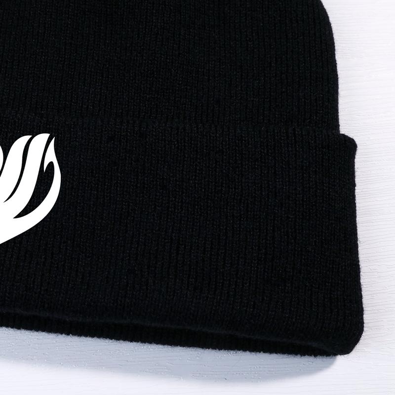 Зимняя теплая шапка аниме Fairy Tail вязаная шапка шляпа унисекс хлопковая шапка с принтом подростковая зимняя вязаная шапка шапки шапки