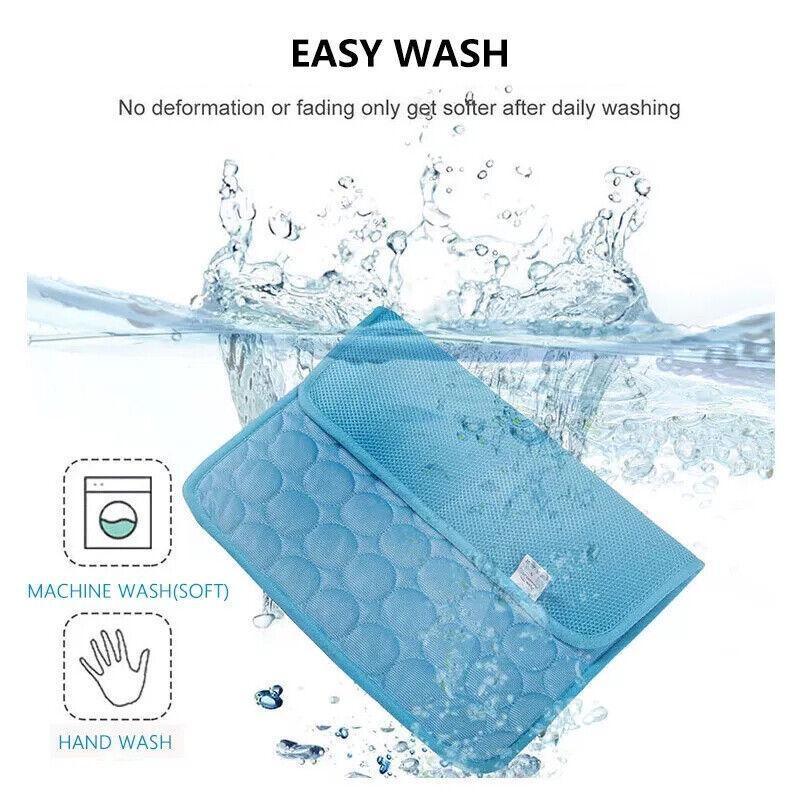 Dog Cooling Mat Summer Pad Pet Mat Bed for Dogs Cat Blanket Sofa Breathable Washable Pet Supplies