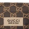 Gucci Сплошной логотип Застежка-молния Поясная сумка Большая мужская поясная сумка Эбеновый Бежевый 767934-FACPM-9441