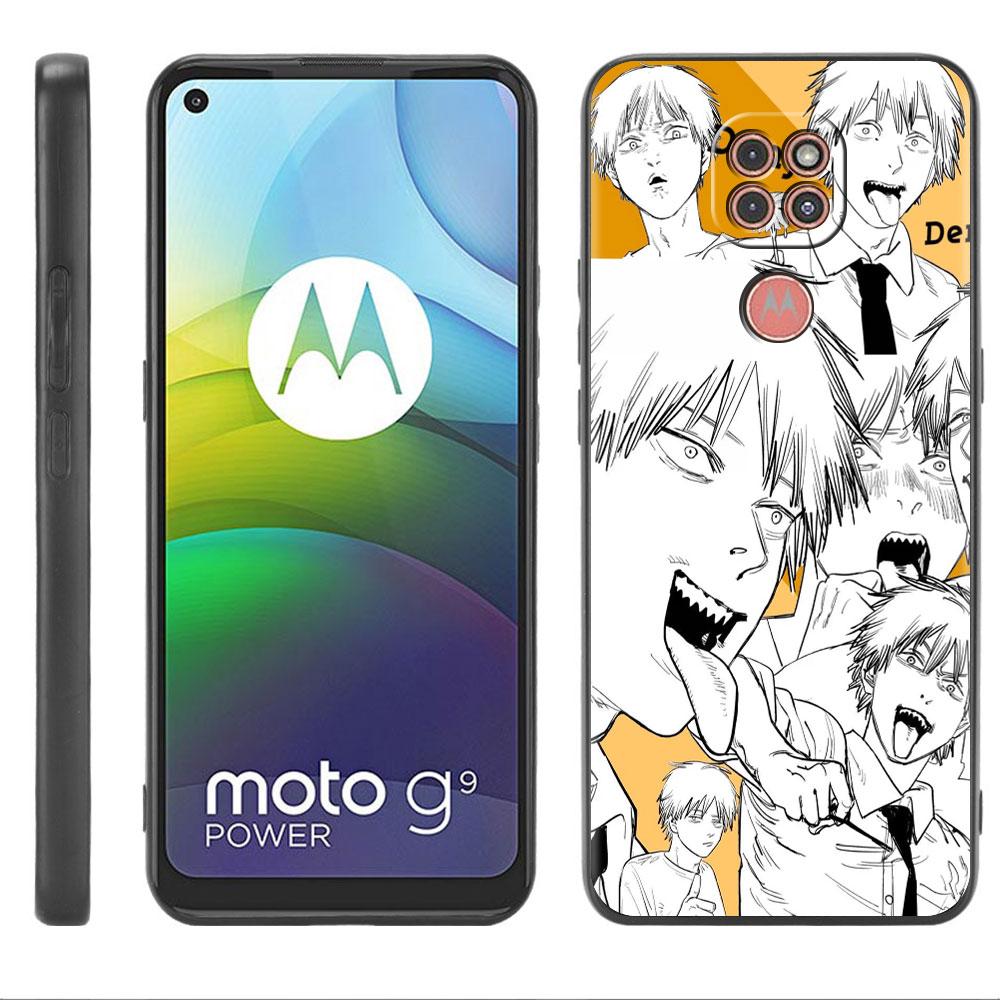 Чехол для Motorola G30 G60 G9 Play One Fusion Plus Edge 20 G8 Power Lite G22 G50 G200 G51 G71 G31, чехол для телефона в стиле аниме «Человек-бензопила»