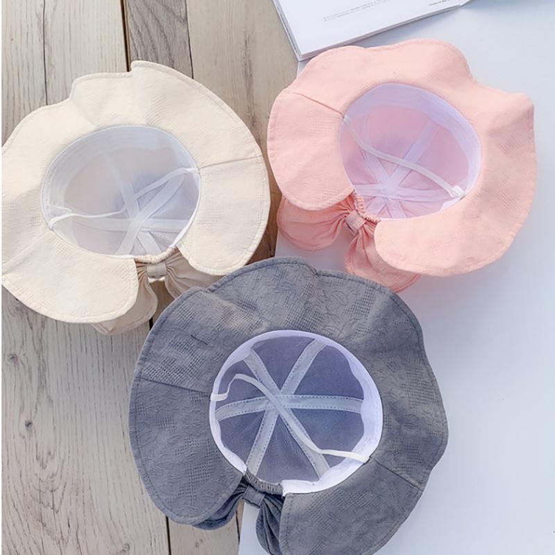 Девушка с большим карнизом, шляпа от солнца, шляпа, рыбацкая шляпа, сплошной цвет, защита от солнца для путешествий 