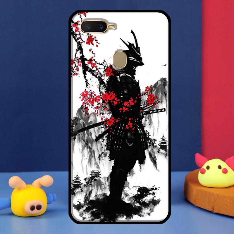 Японский самурай Для Oppo A54 A57 S A78 A58 A98 A5 A9 A91 A15 A16 A17 A52 A72 A76 A96 A74 A94 A77 Чехол для телефона