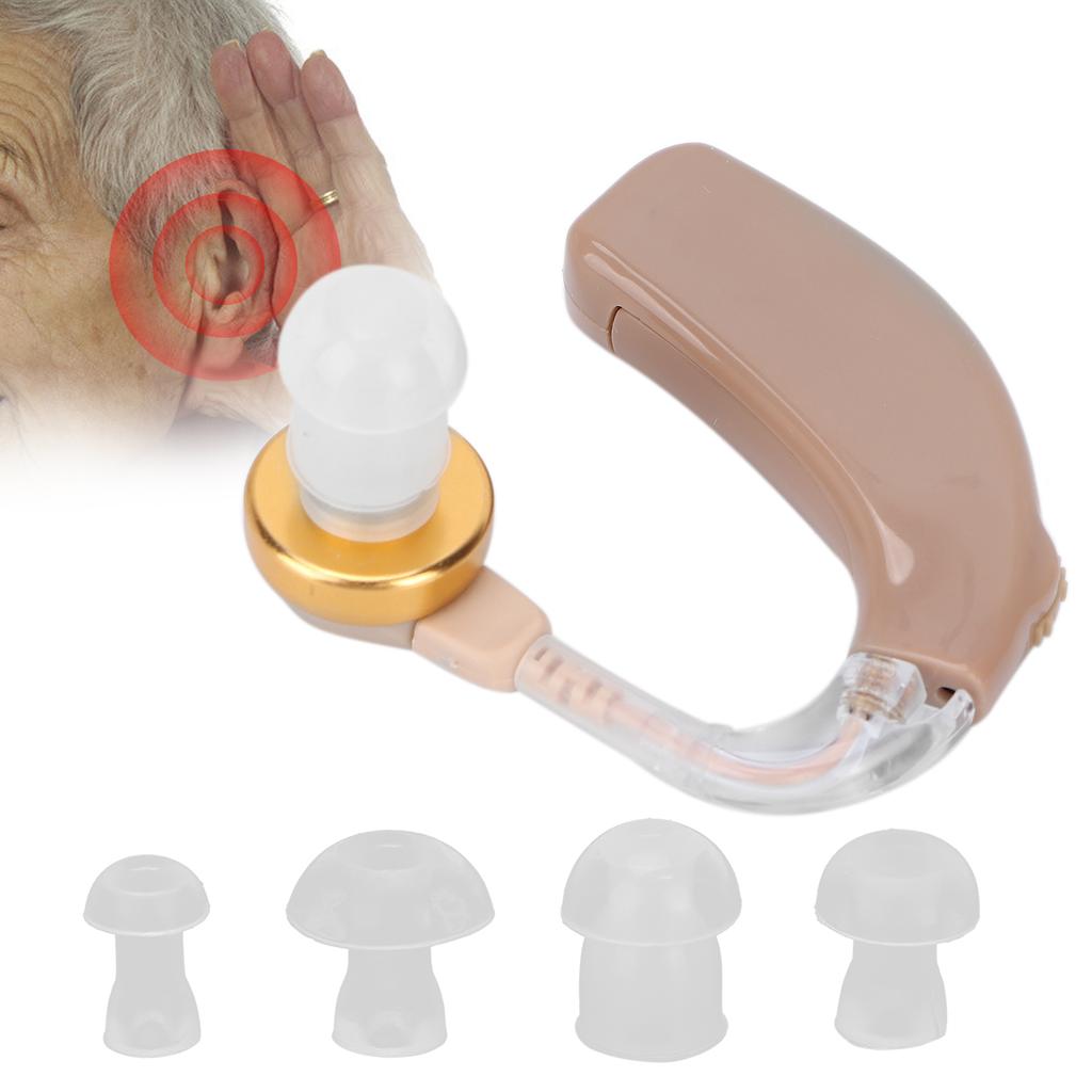 Слуховые аппараты для пожилых людей, перезаряжаемый слуховой усилитель, слуховой аппарат, вилка США 100‑240 В