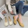 Fashion Retro Soft Sole Single Shoe for Women New Spring Summer Shallow Mouth Casual Round Toe Cute Fashionable Comfortable Flat Shoes
