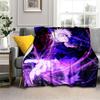 Jujutsu Kaisen, аниме, плюшевая кровать, тонкие одеяла для пикника с героями мультфильмов, современное фланелевое одеяло, Gedruckt Bettdecke Geschenk