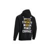 Under Armour Project Rock Hoodie With Letter Logo Print Men Hoodies Black 1377749-001