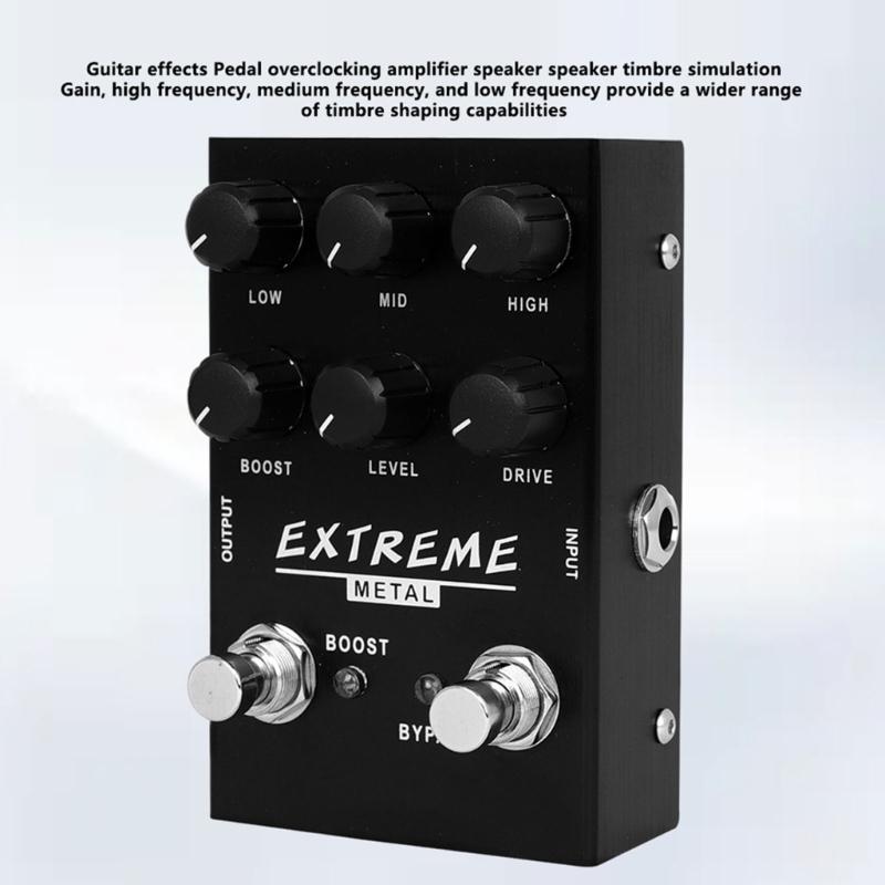 Electric Guitar Distortion Effect Pedal Guitar Part Guitar Effector Music Accessory Guitar Delay Effect Alloy Texture