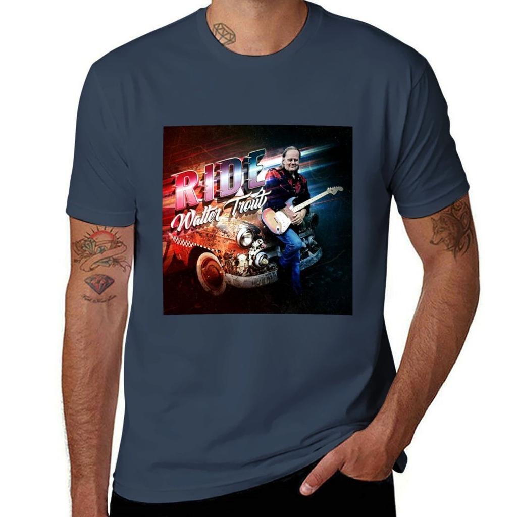 Walter Trout Tshirt Fashion Casual Short Sleeve Tshirt