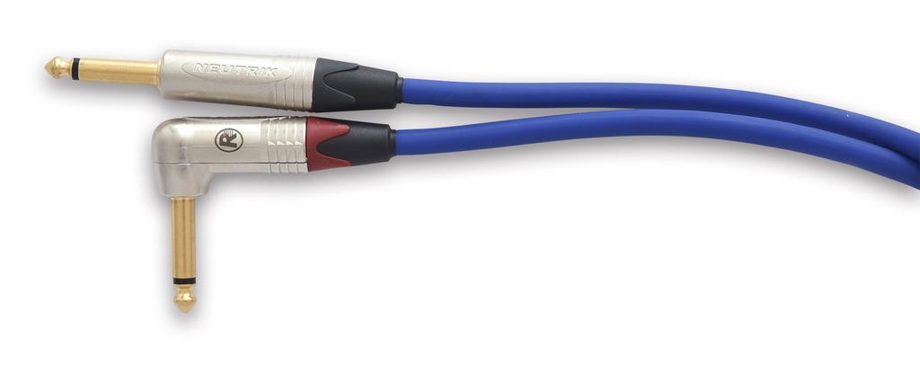 Reference Cables RIC 01 Кабель для живых выступлений 3 м, Синий, Прямой-на-Г-образный,