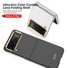 Противоударный матовый чехол для Samsung Galaxy Z Flip 4, ультратонкий жесткий чехол с металлическим покрытием, рамка для объектива, чехол для Samsung Flip 4, 5g