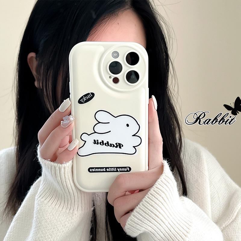 Zhitai Apple 15 Pro Rabbit Huawei Phone Case for 12/11 – Защитный чехол Air Cushion для OPPO/VIVO, женский выпуск