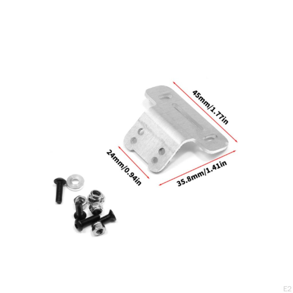Rear Wing Mounting Bracket Aluminum Alloy Brushed for Hobbyists
