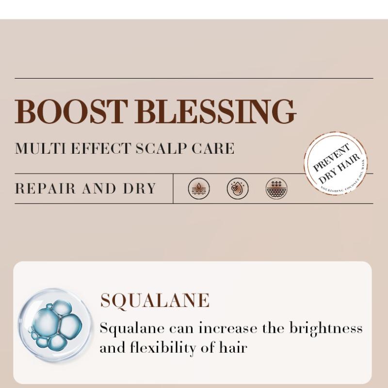 Кокосовая маска для волос SADOER устраняет пушистость и увлажняет кондиционер большой емкости