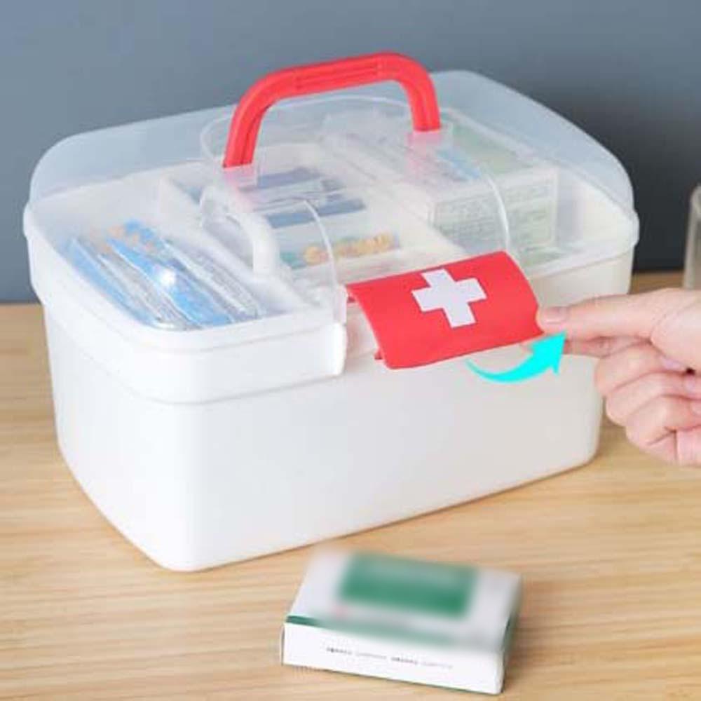 Multi-layer Large Pill Box Large Capacity Domestic Medicine Box Pill Storage Organizer Medicine Tablet Container Portable