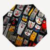 1pc Cat Party Automatic Open/close Umbrella, 8-Rib sturdy structure, Auto Folding/Opening, Portable Travel Umbrella for Women,149
