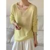 Hollow Sequined Thin Knitted Sweater Women's Summer New Loose Long-sleeved Versatile Sunscreen Blouse Top