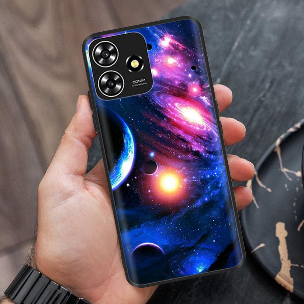 For ZTE Blade A73 Case Soft Black Silicone Bumper Phone Cover Funda For ZTE Blade A73 5G Cases For ZTE Blade A73 4G Fundas Coque