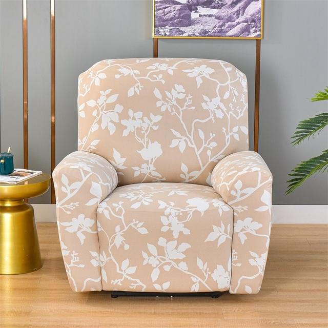 High Stretch Recliner Chair Covers Protector Leather Living Room Recliner Chair Soft Anti -Slip Recliner Chair Slipcover For Home