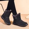 Winter Thick and Warm Women's Side Zipper Cotton Boots for Children
