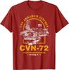 CVN72 USS Abraham Lincoln Men TShirt Short Sleeve Casual 100 Cotton ONeck Summer Men Clothing