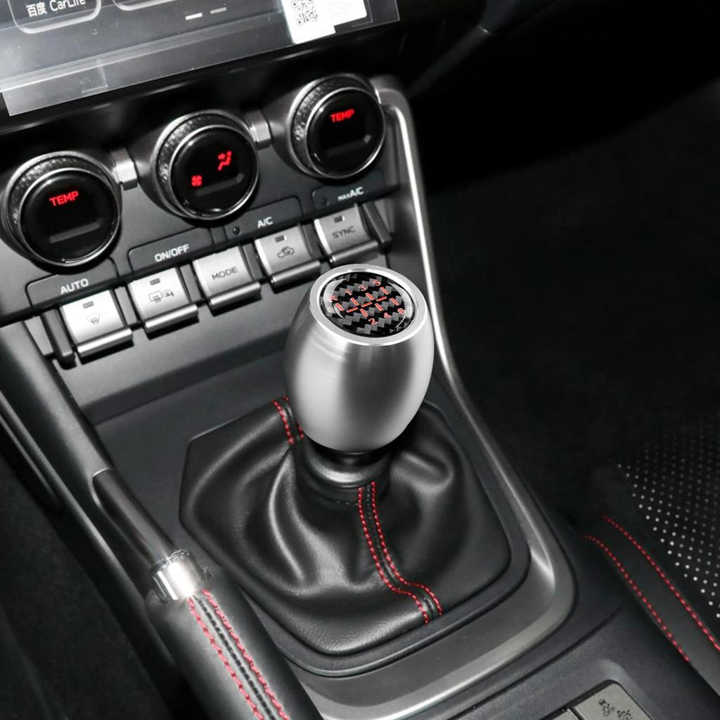 KUNGKICMT Toyota GR86ZN8 Subaru BRZZD820212022202320242025 Специальная ручка переключения передач с конверсионной ножкой, наклейка схемы переключения передач, рычаг переключения передач, настоящий углеродный волоконный алюминий