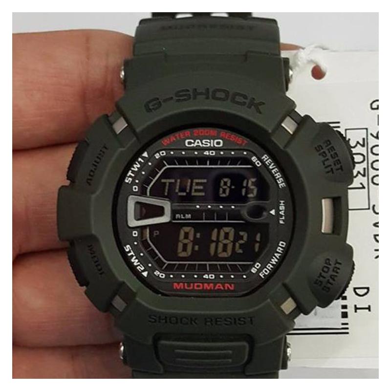 Casio Серия G-SHOCK Двойная подсветка Защита от грязи Защита от пыли Ударопрочность Водонепроницаемость при низких температурах Многофункциональные Спортивные Горные Гонки G-9000-3V