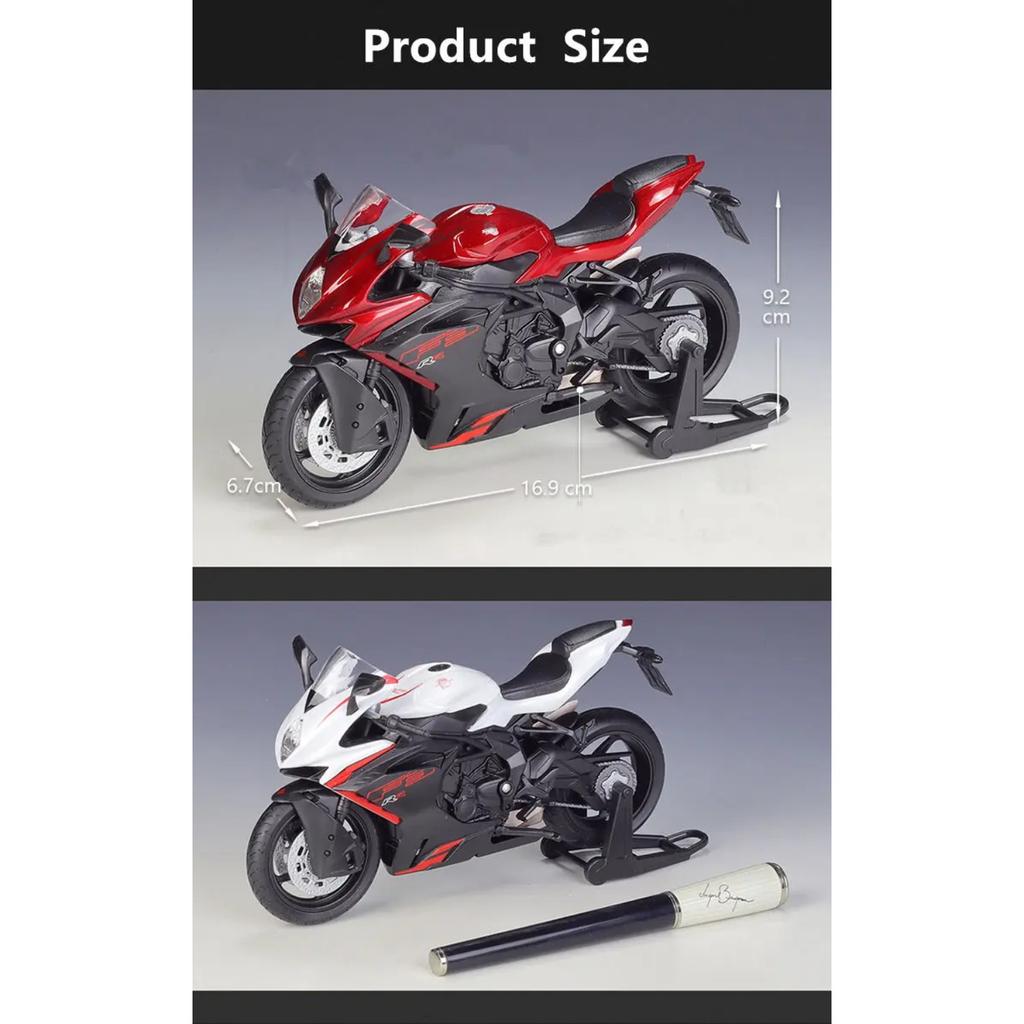 Welly 1/12 MV Agusta F3 RR Сплав Модель Гоночного Мотоцикла Литой Металл Модель Уличного Мотоцикла Симуляция Коллекция Детская Игрушка Подарок