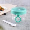 600ml Oatmeal Cup Salad Cup Airtight Lid Thickened with Spoon Food Storage Portable Overnight Yogurt Milk Salad Breakfast Jar