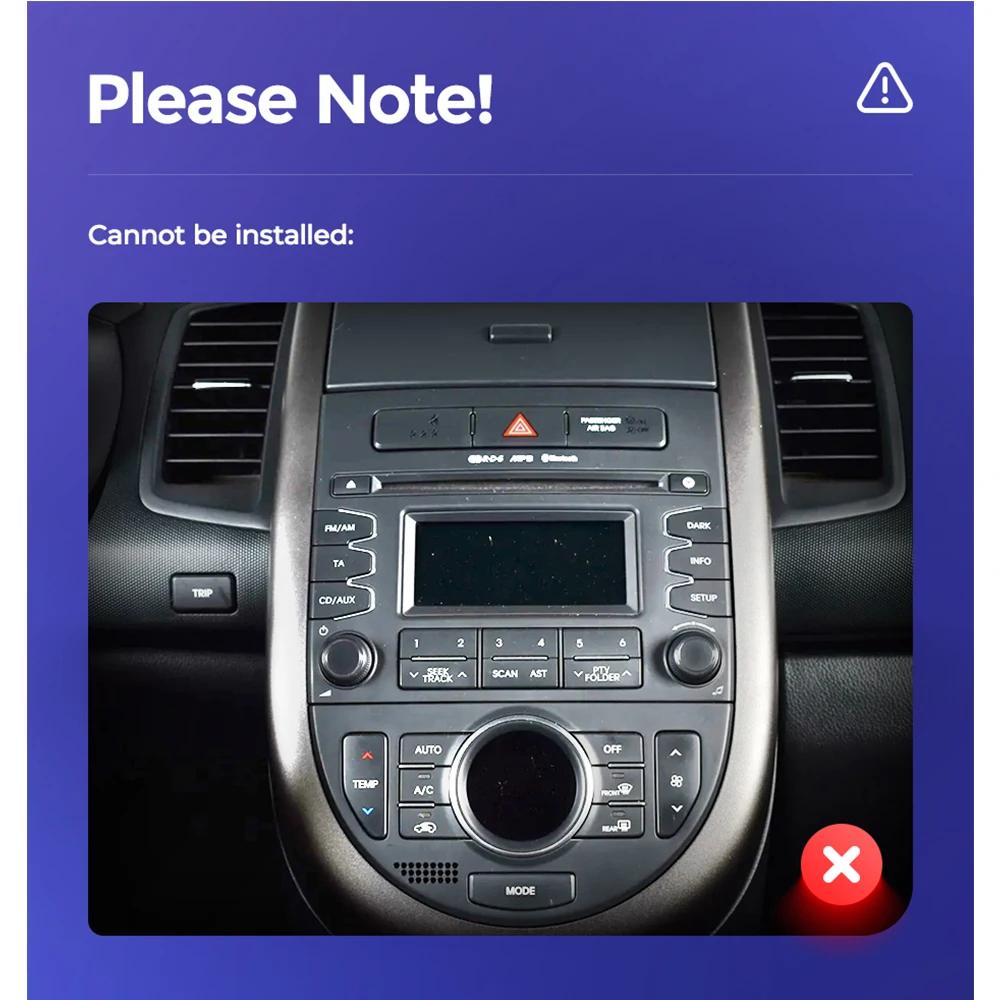 4G WIFI Android автомобильное радио для KIA Soul 2008-2011 мультимедийный видеоплеер навигация GPS Carplay авто головное устройство стерео 8+128 ГБ